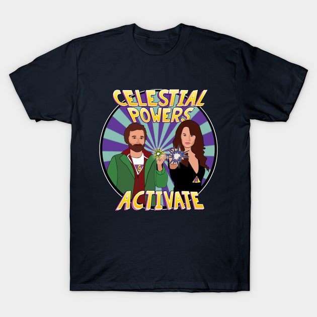 Celestial Wonder Twins T-Shirt by janeysf03